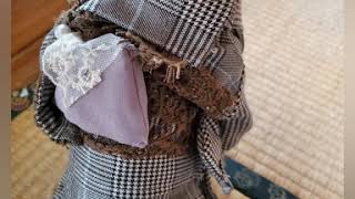 cat ねこ　服【猫の着物】初めて猫の着物を試行錯誤しながら作ってみました。/猫の服　/手作り