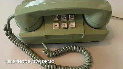 Telephone / IVR Voiceover Demo