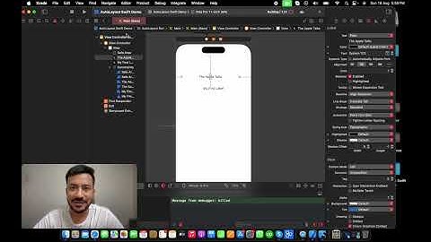 Auto layout constraints in swift | iOS Tutorial 2024