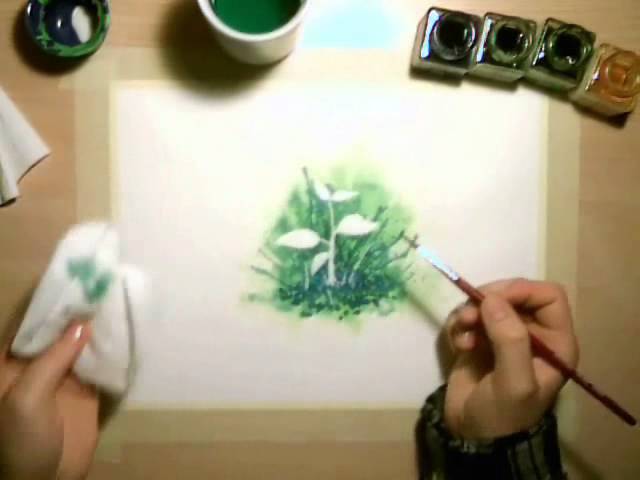 Using Watercolor Masking Fluid on Vimeo