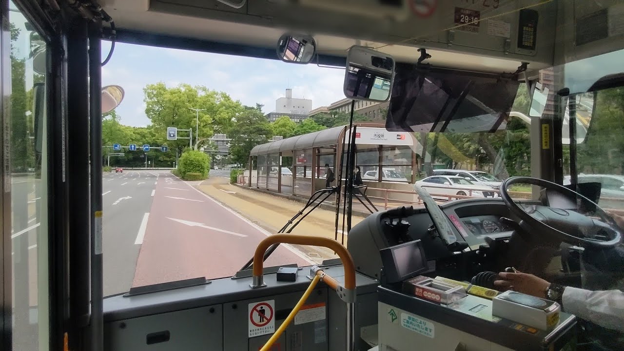【市バス前面展望】“基幹2”名古屋駅→猪高車庫