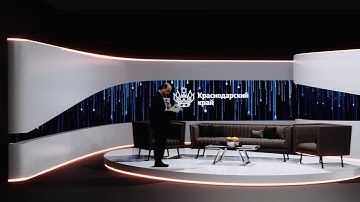 Interior 3d animation in Blender 2.8 EEVEE (realtime render)