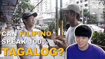 [KOREAN REACTION] TAGALOG CHALLENGE : Can Filipinos Speak Their Own Language?