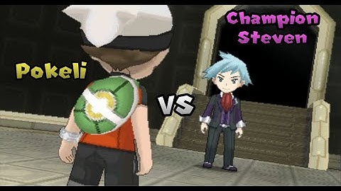Pokémon Omega Ruby/Alpha Sapphire - Battle! Champion Steven (HQ)