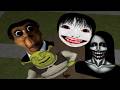 Hi Yoshie, Obunga, Shrek and Kuchisake Onna and Me in Liminal Hotel #gmodchaos #gmod #nextbots