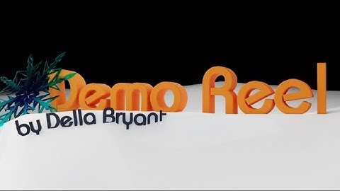 Demo Reel - Animation and Video Game Design
