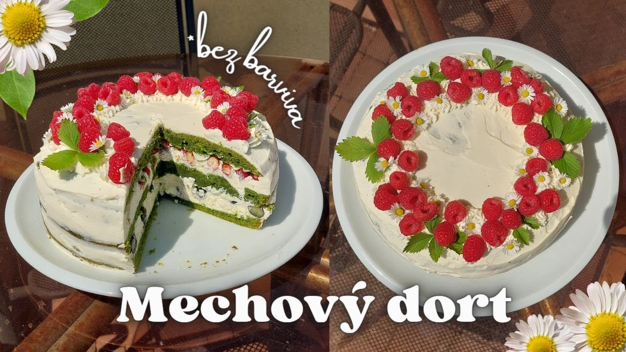 Recept na mechový dort / LEHKÝ A KRÉMOVÝ LETNÍ DORT