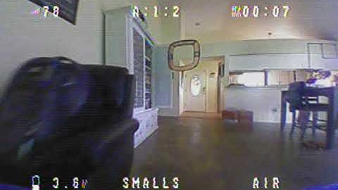 AcroBee - BeeBrain Lite practice laps in the House