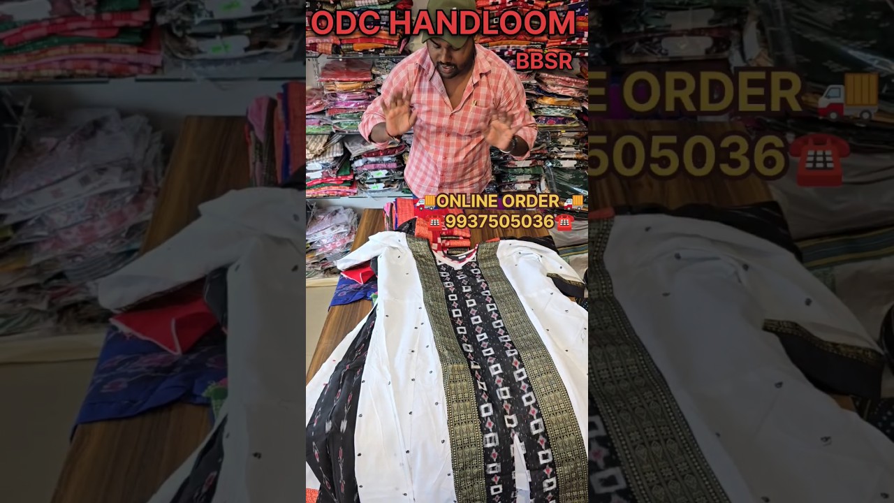 most unique Sambalpuri gown design//lowest wholesale price//available on odc handloom.