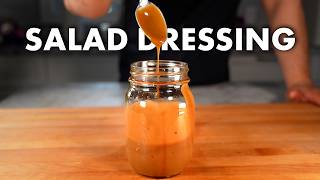 Simple Emulsified Vinaigrette Salad Dressing Recipe