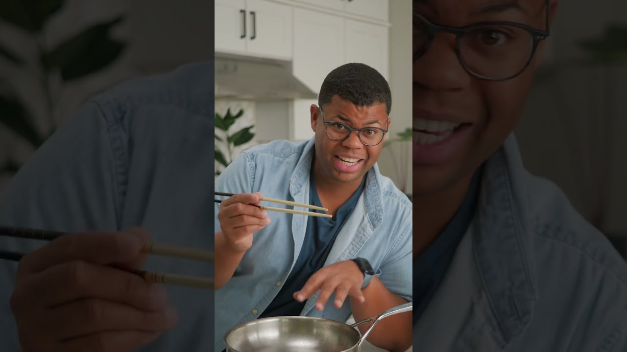 How To Cook Using Chopsticks Cooking Lifehacks Kitchenhacks Problemsolved