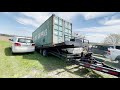 Loading / Unloading shipping container towing with sierra 1500