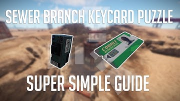 Sewer Branch Keycard Puzzle in 98 Seconds | Rust Monument Puzzles