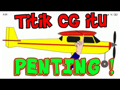 Cara mudah menentukan titik CG pesawat RC || PENTING !