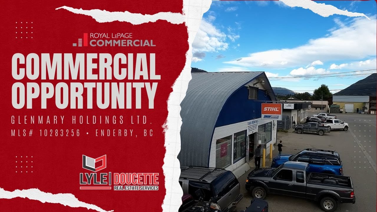 BC Realestate Enderby Commercial Opportunity Flythrough YouTube