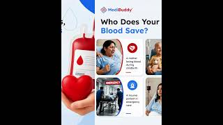 Every 2 Seconds, Someone in India Needs Blood 🩸 World Blood Donor Day #MediBuddy