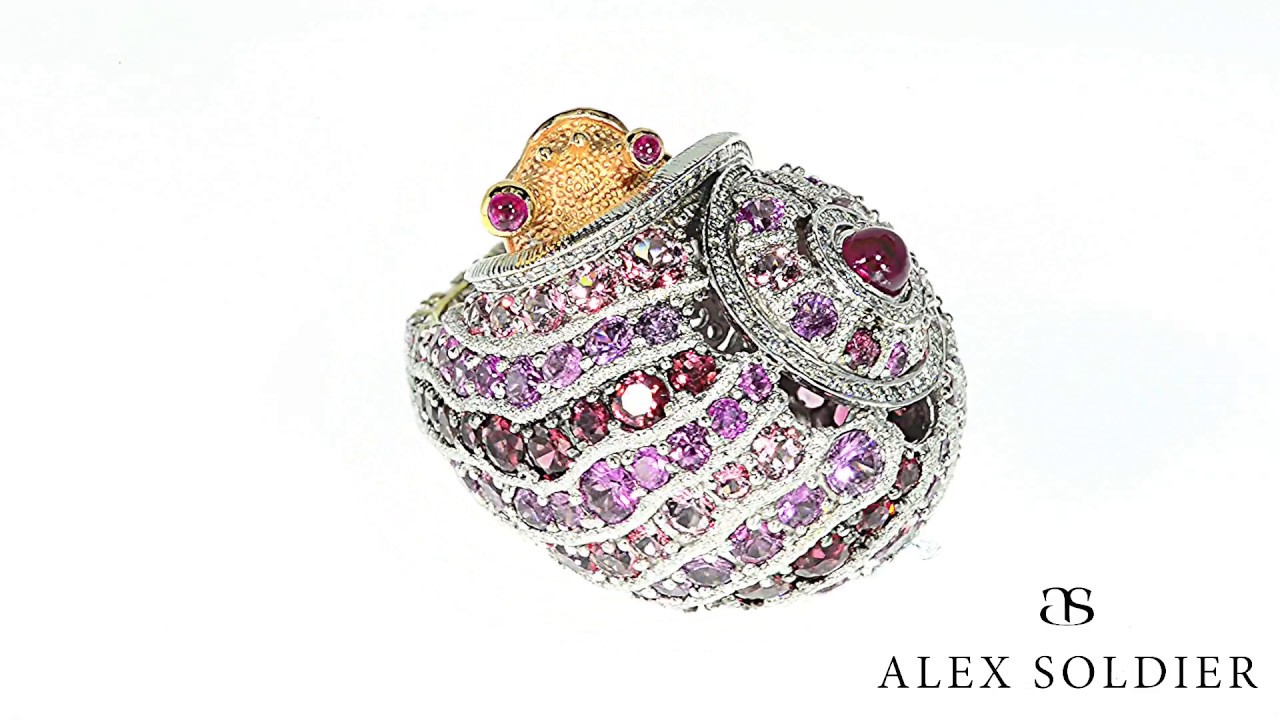 Alex Soldier Gold Rosy The Snail Ring 🐌❤️