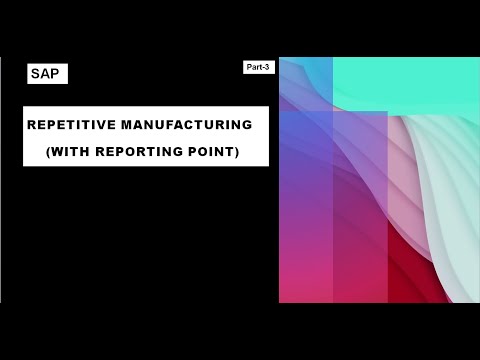 SAP Repetitive Manufacturing