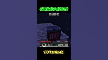 minecraft emerald armor #minecraft #armor #trim #shorts #shrtsfeed #subscribe