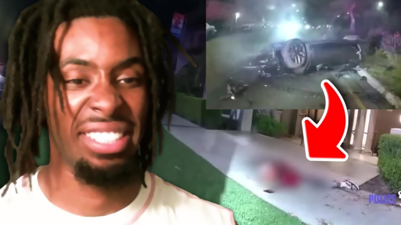 Guy Split In Half Man SPLITS Stolen LAMBO In HALF After Hitting A Tree Fleeing From ...
