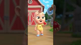 Baby Lala is sharing his food with FarmAnimals Good Manners for kids