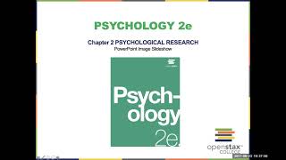 Psychology 2e   Chapter 2   Part 1