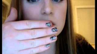 Nailpolish stick ons review and sally hansen salon effects-whisper screenshot 5