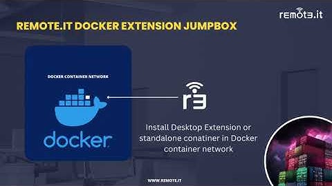 Remote.It Docker Jumpbox - Docker Desktop Extension (How-To)