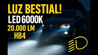 VW jetta / Vento - !Luz LED Bestial¡ - 6000K 120000 LM HB4