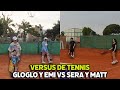 GLOGLO Y EMIKUKIS HACEN VS DE TENIS CON SERA Y MATT  | PRACTICANDO POR PRIMERA VEZ