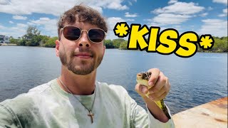Who gets a kiss? | Fishing in my Backyard