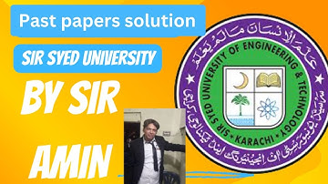 Sir Syed university aptitude test past paper solution general knowledge 2019