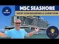 We Try An MSC Yacht Club Deluxe Suite Onboard MSC Seashore | Full Tour | Cabin 16016