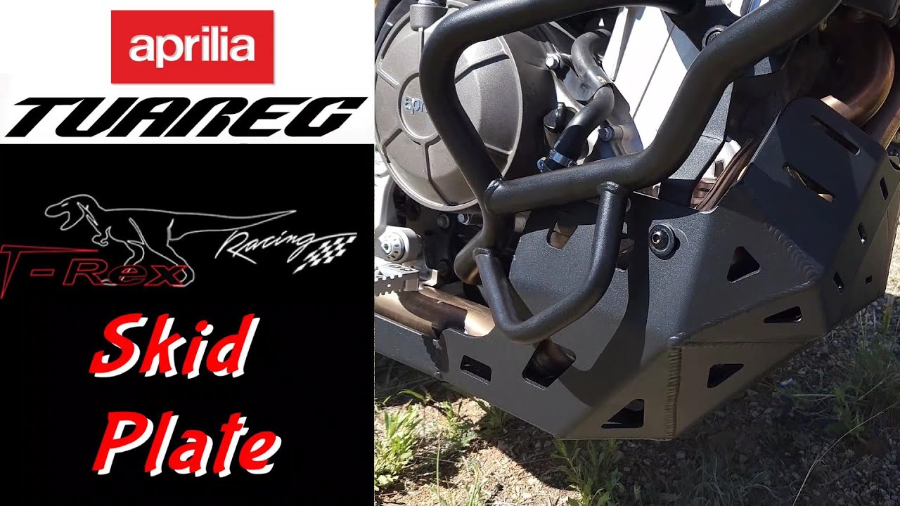Aprilia Tuareg 660 & TRex Racing Skid Plate YouTube