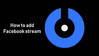 SplitCam 10 - How to add Facebook stream