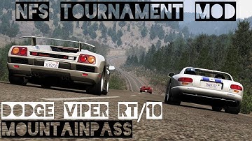 NFS Mod - Dodge Viper RT/10 cruising on Mountainpass | Assetto Corsa VR Gameplay