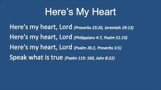 Here's My Heart (Casting Crowns) - Lyrics with Bible Verses