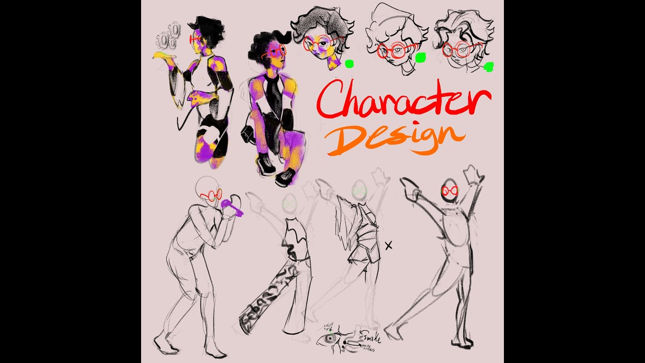 Character Design and Live2D Model making - YouTube