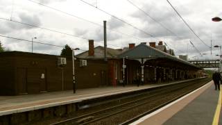 A4 locomotive 'Bittern' Sweeps Grantham Clean - 29 06 13