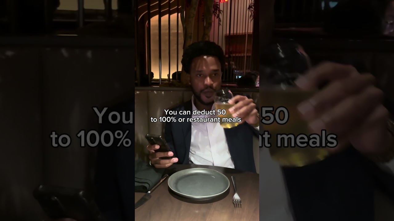 Business Meals = Tax Write-off 