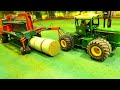 15 BALES QUICKLY LOAD ( Unique Machine At Work ) Rc Tractor In Farm Machinery Action ( Rc Farming )