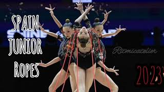 Spain junior group music ropes 2023 -rhythmic gymnastics music