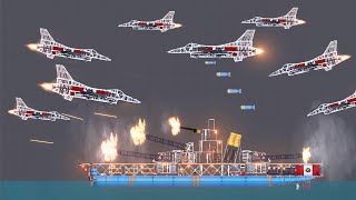 Download Lagu F-16 and Helicopters attack warships in People Playground MP3