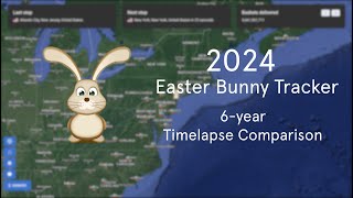 Celebrity 2019-2024 Easter Bunny Tracker - Timelapse Comparison Wealth