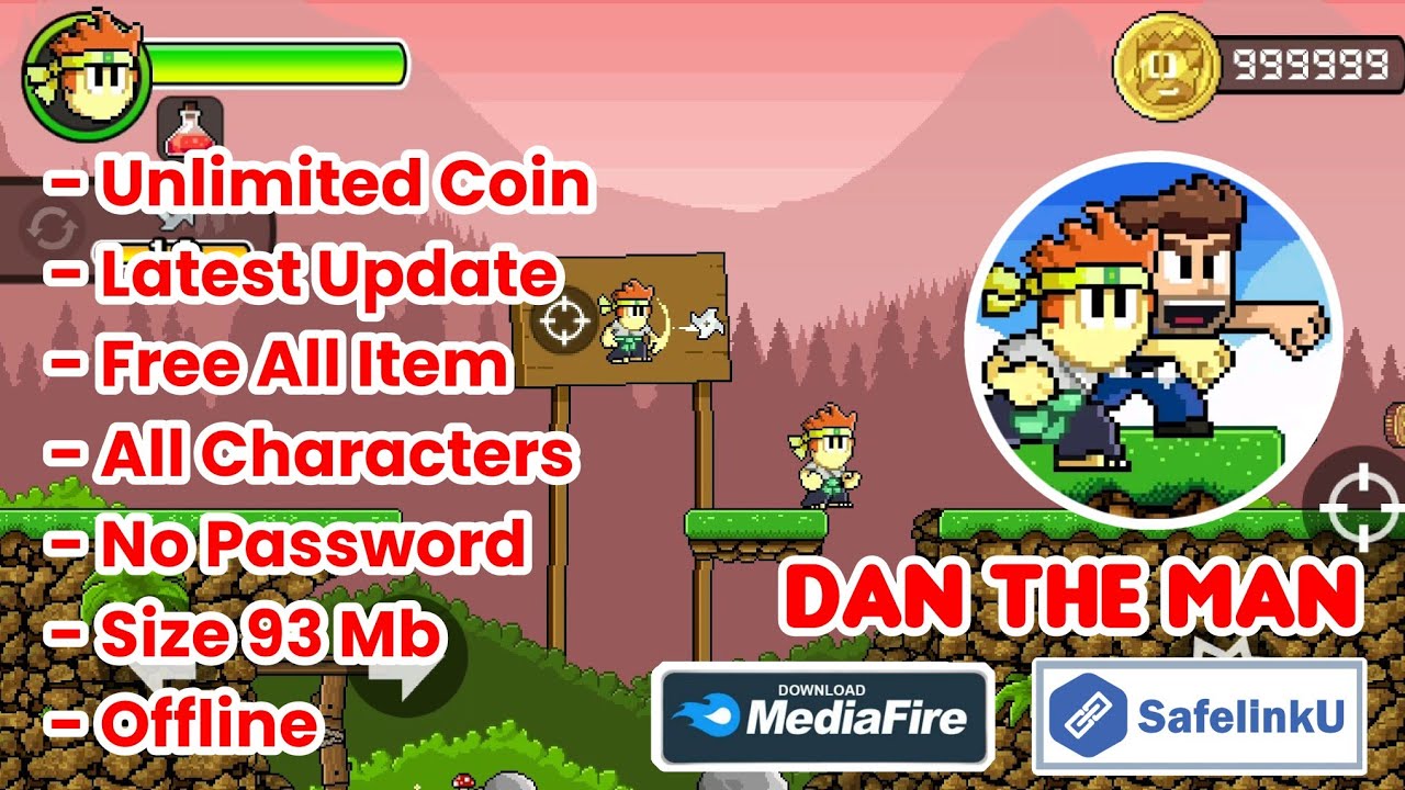 Download dan the man mod apk terbaru 2023 unlimited coin