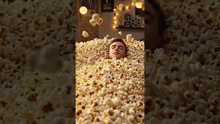 Popcorn Bed 🍿 #popcorn #bed #ytshorts #ai