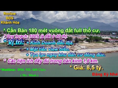 Video T.27: Bán Gấp lô đất 10x18 full thổ cư mặt tiền view... - youtube