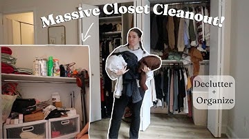 Massive Closet Clean Out! declutter and organize all my closets!