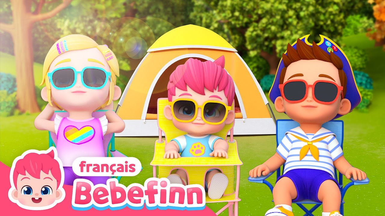 🏕️La Chanson du Camping | Chanter avec Bebefinn | Bebefinn en français👶Chansons pour Enfants