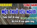 Karaoke Một Thuở Yêu Người Tone Nam Gm Sol Thứ | Karaoke Beat | 84